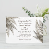 Klassieke en natuurlijke palmbladeren Koeshoes Kaart (Staand voorkant)