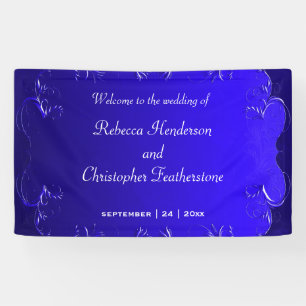 Klassieke en romantische Royal Blue bruiloft Welko Spandoek