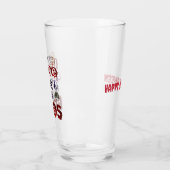 Klassieke enge bloederige Halloween grappen Glas (Links)