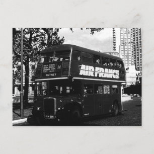 Klassieke Engeland Londen dubbeldekker bus Briefkaart