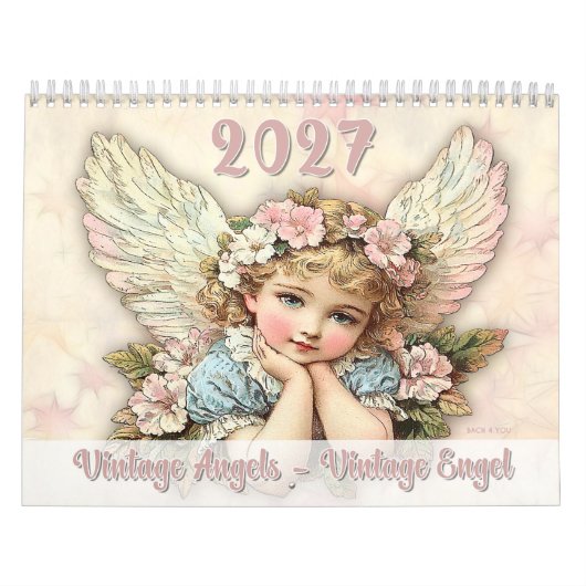Klassieke Engelen – Vintage Engel 2027 Kalender (Hoes)
