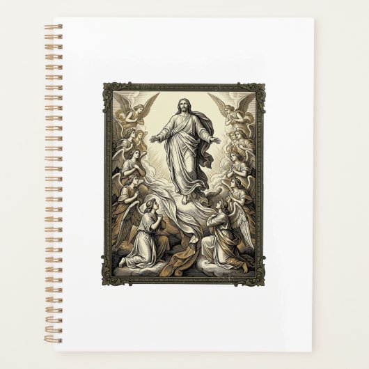 Klassieke engelgravure vector kunst_1 planner (Voorkant)