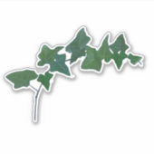 Klassieke Engelse klimop botanisch Sticker (Voorkant)