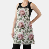 Klassieke Engelse Rozen In Zachte Tinten Roze Schort (Insitu)
