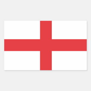 Klassieke Engelse vlag - St. George's Cross Rechthoekige Sticker