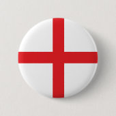 Klassieke Engelse vlag - St. George's Cross Ronde Button 5,7 Cm (Voorkant)