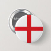 Klassieke Engelse vlag - St. George's Cross Ronde Button 5,7 Cm (Voorkant /achterkant)