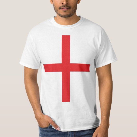Klassieke Engelse vlag - St. George's Cross T-shirt (Voorkant)
