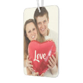 Klassieke enkele aangepaste foto koppel liefde luchtverfrisser (Links)