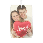 Klassieke enkele aangepaste foto koppel liefde luchtverfrisser (Achterkant)