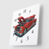 Klassieke Era Chevrolet Belair klok van 1950 (Hoek)