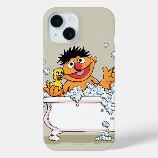 Klassieke Ernie in badkuip Case-Mate iPhone Case (Achterkant)