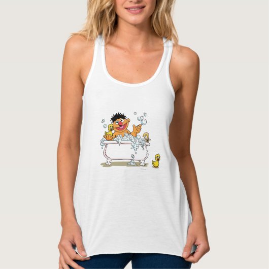 Klassieke Ernie in badkuip Tanktop (Voorkant)