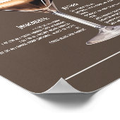 Klassieke Espresso Martini Recept Poster (Hoek)