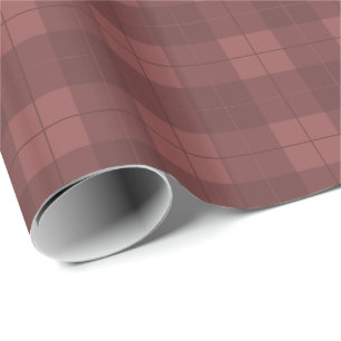 Klassieke Essentiële Bourgondië Plaid Cadeaupapier