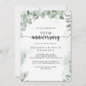 Klassieke Eucalyptus 50ste huwelijksverjaardag   Kaart (Voorkant)