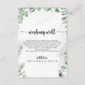 Klassieke Eucalyptus Foliage Weddenschap goed Informatiekaartje (Voorkant)