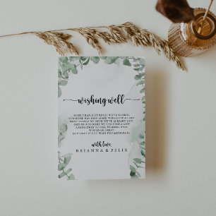 Klassieke Eucalyptus Foliage Weddenschap goed Informatiekaartje