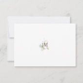 Klassieke Eucalyptus Greenery RSVP Kaartje (Achterkant)