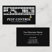 Klassieke extracator Pest Control Iron Grens Grene Visitekaartje (Voorkant / Achterkant)