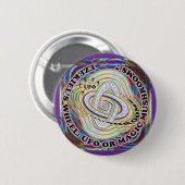 Klassieke Ezechiels Wiel Ronde Button 5,7 Cm (Voorkant /achterkant)
