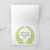 Klassieke Face Holiday Stijl Feestdagen Kaart (Binnen)