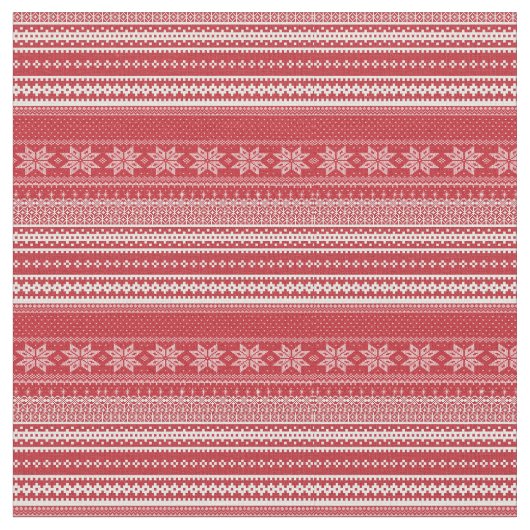 Klassieke Fair Isle print Stof (Close Up)