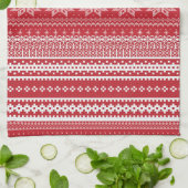 Klassieke Fair Isle-theedoek Theedoek (Gevouwen)