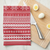 Klassieke Fair Isle-theedoek Theedoek (Quarter Fold)