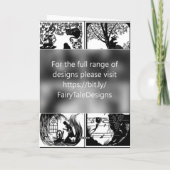 Klassieke Fairy Tale. Blanco Kaart (Achterkant)