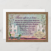 Klassieke Fairy Tale Invitation for Twins Kaart (Voorkant / Achterkant)