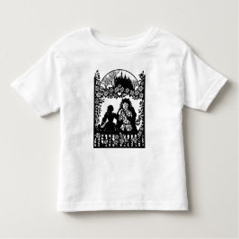 Klassieke Fairy Tale uniek ontwerp. Kleuter T-shir Kinder Shirts