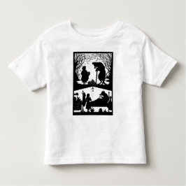 Klassieke Fairy Tale uniek ontwerp. Kleuter T-shir Kinder Shirts