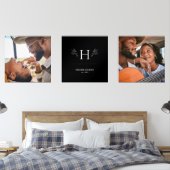 Klassieke familiemonogram en naam muurkunst sets (Slaapkamer)