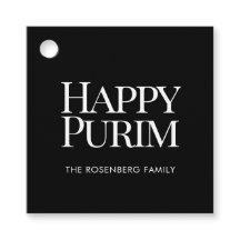 Klassieke familienaam Gelukkig Purim