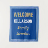 Klassieke, familiereünie achtergrond wandkleed (Voorkant)