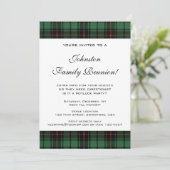Klassieke Familiereünie, Tartan Davidson Patroon Kaart (Staand voorkant)