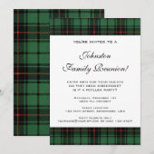 Klassieke Familiereünie, Tartan Davidson Patroon Kaart (Voorkant / Achterkant)