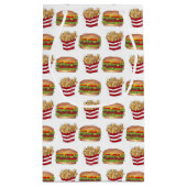 Klassieke Fast Food Pairing Burger and French Frie Klein Cadeauzakje (Achterkant)