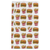 Klassieke Fast Food Pairing Burger and French Frie Klein Cadeauzakje (Voorkant)