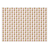 Klassieke Fast Food Pairing Burger and French Frie Tafelkleed (Voorkant (Horizontaal))