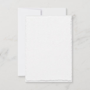 Klassieke Faux-Deckle Edge Sjabloon RSVP-kaarten