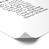 Klassieke Favoriete 25 Tafel Zitplaatsindeling Poster (Hoek)