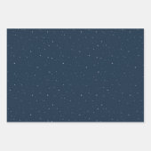 Klassieke feestdag en kerststerren inpakpapier vel (Voorkant 2)