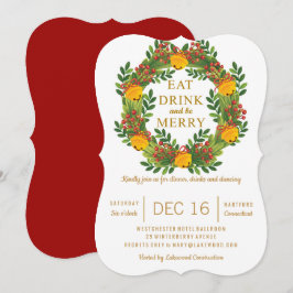 Klassieke feestdag met kerstboom kaart