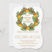 Klassieke feestdag met kerstboom kaart (Voorkant)