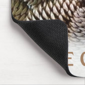 Klassieke feestdag Pine Kone Peace on Earth Muismat (Hoek)