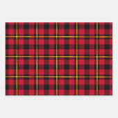 Klassieke feestdag, rood, groen met kerstmis eenvo inpakpapier vel (Voorkant)