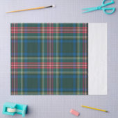 Klassieke feestdag Tartan met kerstcadeaus Tissuepapier (Craft)