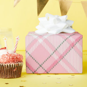 Klassieke feestdag Verjaardag Tartan Plaid Cadeaupapier